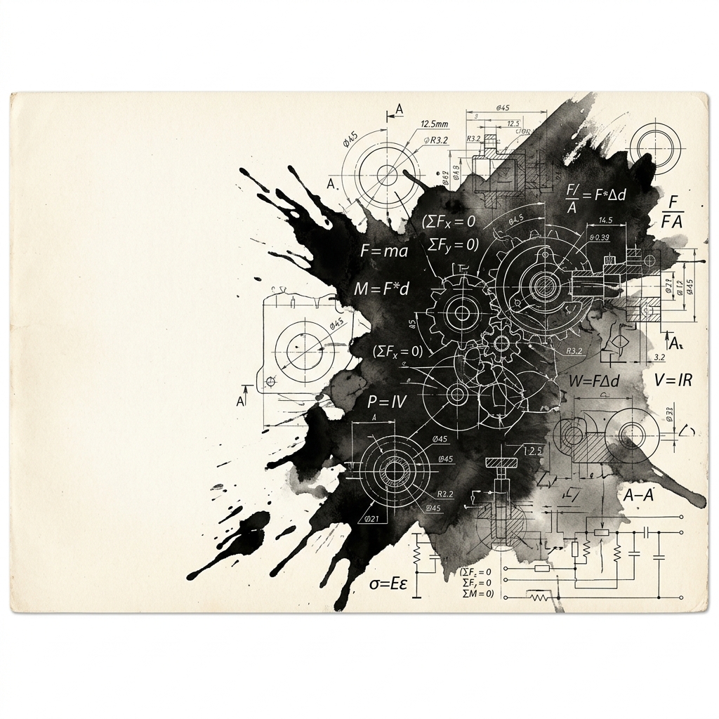 Engineering ink art